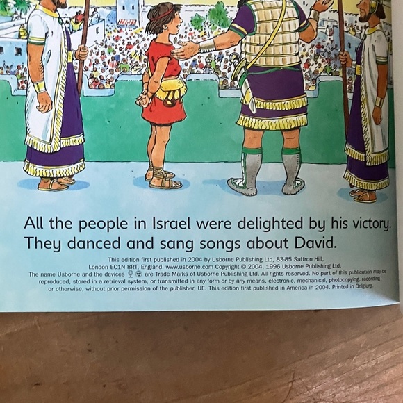 Usborne Bible Tales: David & Goliath Storybook - softcover - Picture 9 of 16